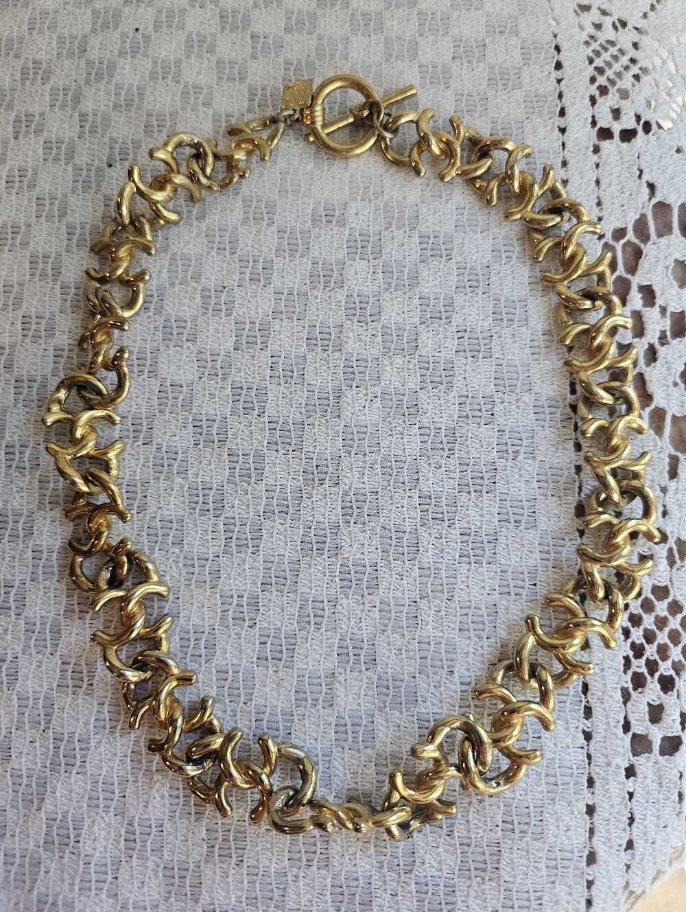 Vintage Anne Klein Chain Link Necklace